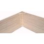 Jalkalistan sisänurkka Maler PVC Valkotammi 22 x 75 mm