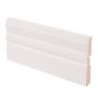 5 kpl Peitelista Maler Uurre MDF Mel valkoinen E0 12 x 70 x 3300 mm