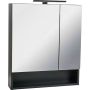 LED-peilikaappi BAUHAUS Jannik Antrasiitti 60 x 70 cm