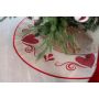 Kuusenalusmatto 100 cm sydänkuvio