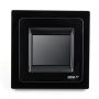 Yhdistelmätermostaatti DEVIreg™ Touch Musta 85 x 85 mm