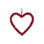 Sydänpallokranssi Winteria punainen 25 cm