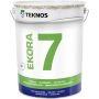 Sisämaali Teknos Ekora 7 T1327 Maalarinvalkoinen 18 l