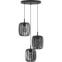 Riippuvalaisin Eglo Romazzina Musta 3-osainen