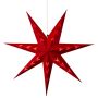 Samettitähti Konstsmide punainen Ø 78 cm