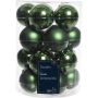 Lasipallolajitelma 20 kpl 6 cm tummanvihreä