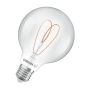 LED-lamppu Osram Vintage 1906 Globe 95 Heart Filament 60 E27 806 lm 2700K Kirkas