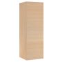 Siivouskaappi Temal 1 ovi vasemmalla vaalea tammi 50 cm