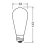 LED-lamppu Osram Star Classic A60 E27 5,4 W 720 lm 2700 K opaali 1 kpl/pkt