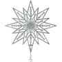 Latvatähti filigraani 25 cm hopea