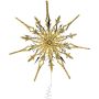 Latvatähti 19 cm glitterillä kultainen