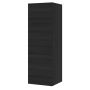 Korkea kaappi Temal 40 x 48 x 182 cm Musta Vasen
