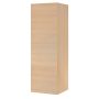 Korkea kaappi Temal 40 x 58 x 182 cm Vaalea tammi Vasen