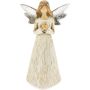 Joulukoriste enkeli 10 cm luonnonvalkoinen