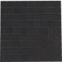 Mosaiikki Palazzo Ambiente 30 x 30 cm Musta
