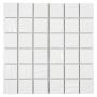 Mosaiikkilaatta Fliesen Quadrat valkoinen 29,5 x 29,5 cm