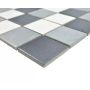 Mosaiikkilaatta Fliesen Quadrat Mix harmaa/musta 30,6 x 30,6 cm