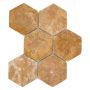 Mosaiikkilaatta Hexagon XNT HX151 Kulta 19,9 x 26,2 cm