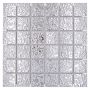 Mosaiikkilaatta Fliesen Quadrat Uni Hopea 30,6 x 30,6 cm