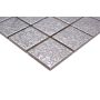 Mosaiikkilaatta Fliesen Quadrat Uni Hopea 30,6 x 30,6 cm
