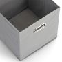 Säilytyslaatikko Zeller harmaa 28 x 28 x 28 cm