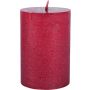 Pöytäkynttilä 68 x 100 mm metallinpunainen