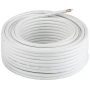Antennikaapeli Kabelexpress 120 dB valkoinen 25 m