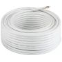 Antennikaapeli Kabelexpress 120 dB valkoinen 50 m