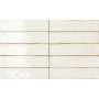 Seinälaatta Bayker Raku Bianco Latte 6 x 25 cm
