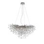 Riippuvalaisin Paul Neuhaus Icicle Hopea Ø 100 cm