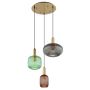 Riippuvalaisin Globo Normy 3-os messinki Ø 55 cm