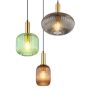 Riippuvalaisin Globo Normy 3-os messinki Ø 55 cm