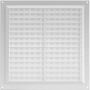 Tuuletusritilä Europlast Valkoinen 250 x 250 mm