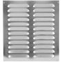 Tuuletusritilä Europlast Galvanoitu 260 x 280 mm