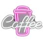 Neonkyltti Trio Coffee 40 x 30 cm