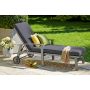 Aurinkotuoli Sunfun Maja XL harmaa