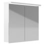 LED-valaisinpeilikaappi Polaria Klara 800 Oikea VVS Valkoinen 70 x 80 x 19 cm