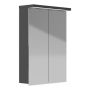 LED-valaisinpeilikaappi Polaria Klara 500 Oikea VVS Harmaa 70 x 50 x 19 cm