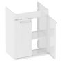 Allaskaappi Polaria Pro N 500 valkoinen 45 cm