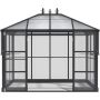 Kasvihuone Gardol Royal musta 215 x 284 x 243 cm