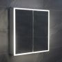 Peilikaappi Parma LED VVS Valkoinen 60 x 60 cm
