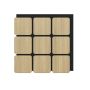 Akustiikkapaneeli Sonido Quadrum vaalea tammi 18 x 585 x 600 mm 4 kpl