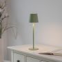 Pöytävalaisin Just Light Boteria IP54 valkoinen Vihreä