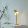 Pöytävalaisin Just Light Boteria IP54 valkoinen Keltainen