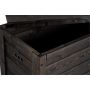 Säilytyslaatikko 117 x 46 x 58 cm musta