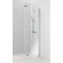Kääntyvä suihkuseinä Vihtan Pisara 3 Kirkas 70 cm