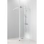 Suihkuverhokisko Vihtan 900 x 900 mm Matta-alumiini