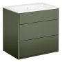 Allaskaappipaketti Gustavsberg Graphic vihreä 60 cm