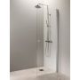 Kääntyvä suihkuseinä Vihtan Puro 3 rengasvedin kirkas matta