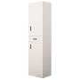 Korkeakaappi Star 187 cm mattavalkoinen